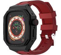 EAMOM Kit de modificación de correa de reloj de goma para Apple Watch 8 de 49 mm, accesorios de modificación de protección de reloj, universal para hombres y mujeres, For 49mm, Acetato, No es una