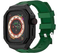 EAMOM Kit de modificación de correa de reloj de goma para Apple Watch 8 de 49 mm, accesorios de modificación de protección de reloj, universal para hombres y mujeres, For 49mm, Acetato, No es una