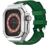 EAMOM Kit de modificación de correa de reloj de goma para Apple Watch 8 de 49 mm, accesorios de modificación de protección de reloj, universal para hombres y mujeres, For 49mm, Acetato, No es una