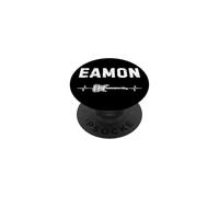 Eamon Guitarra Latido del Corazón Música Guitarrista PopSockets PopGrip Adhesivo