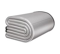EAmrfvqt Esterilla de Papel de Aluminio, Estera de Aluminio for Acampar, Doble Cara, película Gruesa, Picnic, Playa