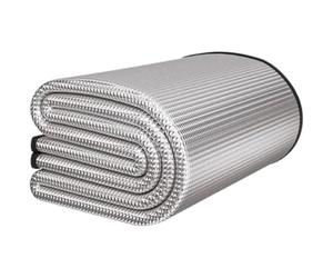 EAmrfvqt Esterilla de Papel de Aluminio, Estera de Aluminio for Acampar, Doble Cara, película Gruesa, Picnic, Playa