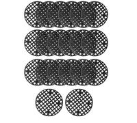 EAmrfvqt Malla de Fibra para macetas, Rejilla de Malla for Cubierta Suelo Maceta o Pantalla Redonda Drenaje bonsái 20/30 Uds for jardín(20pcs)