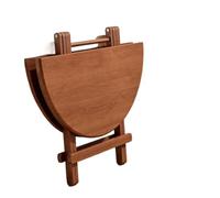 EAmrfvqt Mesa de salón, Mesa de Comedor Plegable con Hojas abatibles for Espacios pequeños, Varios tamaños, té, Madera(Tea Color,80 * 80 * 72cm)