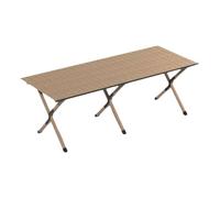 EAmrfvqt Mesa Plegable de Playa, La Mesa Plegable portátil Ultraligera del Campo Acero de Carbono Rueda for Arriba multicolora