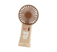 EAmrfvqt Ventilador portátil, Soporte for teléfono Fast Pocket Fan Multicolor 12,5x6,5x5,5cm(Khaki)