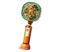 EAmrfvqt Ventilador portátil, Soporte portátil for teléfono con ventilador de mano Multicolor 20x8,5 cm(Orange)