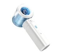 EAmrfvqt Ventilador portátil, Ventilador Nebulizador Portátil USB 12 Horas 2 Spray 19x7cm Multicolor(White)