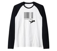 EAN Code Girl se saca de la Caja Extra LOL Black Camiseta Manga Raglan