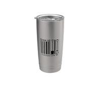 Ean Code - Pala ecológica para jardinería, color negro Vaso térmico de acero inoxidable de doble pared
