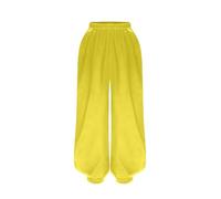 Eandarui Tai Chi Bloomers Kong Fu Wu SHU Pantalones Niños Niño Qigong Shaolin Taekwondo Pantalones de Entrenamiento Holgado Slim Fit Ropa de Deportes de Marcha para 3-14 Años, Amarillo A., 146-152