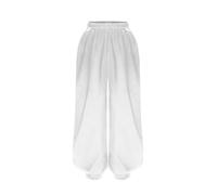 Eandarui Tai Chi Bloomers Kong Fu Wu SHU Pantalones Niños Niño Qigong Shaolin Taekwondo Pantalones de Entrenamiento Holgado Slim Fit Ropa de Deportes de Marcha para 3-14 Años, Blanco A., 134-140