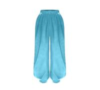 Eandarui Tai Chi Bloomers Kong Fu Wu SHU Pantalones Niños Niño Qigong Shaolin Taekwondo Pantalones de Entrenamiento Holgado Slim Fit Ropa de Deportes de Marcha para 3-14 Años, Azul claro A., 134-140