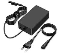 Eansiya Cargador 65W Compatible con Microsoft Surface 10, 9, 8, 7+, 7, 6, 5, 4, 3, X, Windows Laptop 6, 5, 4, 3, 2, 1, Go Tablet, Book 3, 2, 1, 44W, 36W