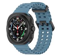 EANWireless Correa deportiva de silicona suave compatible con Samsung Galaxy Watch 7 Ultra de 47 mm, para mujeres y hombres, accesorio de repuesto para Samsung Galaxy Watch Ultra, color azul abismo