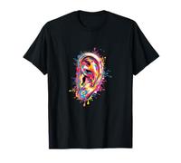 Ear Anatomy Watercolor ENT Audiologist Audiology Student Camiseta