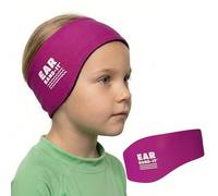 Ear Band-It Diadema de natación (inventado por un médico) retiene el agua, sujeta los tapones para los oídos (asegure los tapones para los oídos) Mediano (edades 4-9) Magenta