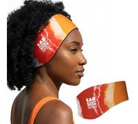 Ear Band-It Ultra - Diadema de natación (mantiene el agua fuera, sujeta los tapones para los oídos), recomendada por médicos, grande (edades de 8 a adultos), color naranja