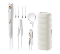 Ear Cleaning Tool - 18.3x6.8cm Earwax Spoon Remover | LED Ear Cleaning Kit, Ears Pick With Light For Children Men Women Boys Girls Youth Teens Home Camping Travel