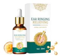 Ear Drops, Soothing Nourishing 0.94x3.46 Inch Natural Care Liquid, Gentle Health Gadget with Grip, Stylish Travel Accessory with Style Finish, Home Accessories for Women Men Adults Swimmers Divers Gym