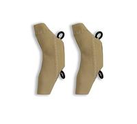 Ear Gear M1 - Fundas dobles para procesador de audio con clip de sujeción - Compatibilidad universal - Diseño innovador - Protección contra la humedad y la suciedad - Beige