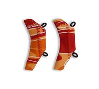 Ear Gear M1 - Fundas dobles para procesador de audio con clip de sujeción - Compatibilidad universal - Diseño innovador - Protección contra la humedad y la suciedad - Naranja