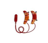 Ear Gear M1 - Fundas dobles para procesador de audio con clip de sujeción y gancho para las gafas - Compatibilidad universal - Resistencia a factores externos - Diseño funcional - Naranja
