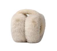 Ear Muffs Women Ear Warmers, Winter Ears Covers | Foldable Windproof Cute | Cold Weather Girls Ears Covers | For Girlfriend Ladies College Students Teens Elderly Commuting Cycling Travel Scho, Creamy