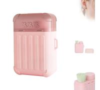 Ear Piercing Cleaning Kit, Ear Hole Cleaner Floss, 2025 Upgrade Earrings Hole Cleaner 240 Pcs Ears Piercing Holes Cleaners Floss Kit for Women Men (Pink-Rose flavor)