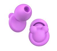 Tapones para los oídos para reducción de ruido para dormir, cancelación de ruido de 33 dB, protección auditiva para dormir, ronquidos, estudio, súper suaves con 8 almohadillas en XS/S/M/L (morado,