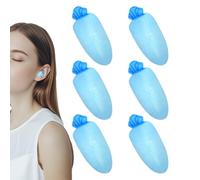 Ear Plugs for Sleeping - Reusable Ear Plugs | 6 Pieces Noise-Canceling Earplugs | Foam Reusable Noise Cancelling EarPlugs | Waterproof Carrot Shape Earbuds with Storage Case for Working Travel