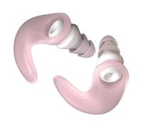 Ear Plugs - Juego de tapones de silicona con cancelación de ruido, tapones de reducción de oídos, auriculares reutilizables, protección auditiva aislante, diseño ovalado, uso de viaje, ideal para