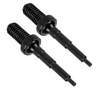 Ear Tag Nail Tagger Needle Clamp Pin Stainless Steel Durable Animal Marking Tools For Pig Sheep Cattle 2Pcs Red Alloy Black Electrophore (Alfiler de crotal para oreja con baño electroforético negro)