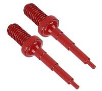 Ear Tag Nail Tagger Needle Clamp Pin Stainless Steel Durable Animal Marking Tools For Pig Sheep Cattle 2Pcs Red Alloy Black Electrophore (Alfiler de etiqueta de oreja de aleación roja)