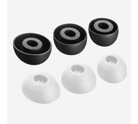 Ear Tips para Huawei Freebuds 5i/6i Silicona Auriculares Funda de Cubierta S/M/L En el oído Auriculares Accesorios 6pcs (Black)