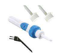 Ear Wax Removal Kit,Electric Earwax Removal Kit for Kids | Soft Clean Tool with 2 Replacement Head Personal Care for Kids, Family & Travel