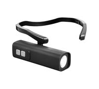 Ear Worn Headlamp, Rechargeable Motion Sensor Headlight for Hands-Free Illumination, Waterproof Flashlight with Adjustable Beam, for Hiking Camping Running Walking Climbing Cycling 11x3.1x3.1cm