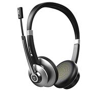Earbay Bluetooth Headset, Wireless Headset with Mic Noise Canceling, Stereo PC Headphones with Microphone Mute&28H Clear Talking Time for Office/Computer/Smartphones/Skype/Zoom/Meetings/Call Center