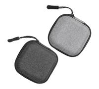 Earbud Carrying Case, Portable Data Cable Storage Bag, Charger Organizer Box for Earphones, 2.95x2.95x1.18 pulgadas Shockproof Electronics Organizer for Travel, Protection Case