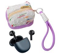 Earbud Case - 3.15x2.76x1.97 Inches Wireless Carrying Holder for Outdoor, Sturdy with Shockproof Design, Headphone Bag for Commuting, Camping, Picnic, Sports, Travel, Work