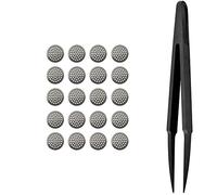 Earbuds Dust-Proof Steel Mesh with Glue Stainless in-Ear Earphones Replace Clean Net Filter Dust Headphones Shell Steel (4.5mm*10pairs)