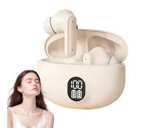 Earbuds Wireless Headphones - Cancelación de ruido estéreo, pantalla LED de trabajo, auriculares impermeables inalámbricos | Driving Cycling Gym, ideal for Sports Exercise Music Listening, Hands-Free