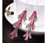 Eardrop For Women S Thai Handmade Fall Winter Matches All Thin Black Lacquer Earrings, A