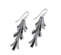 Eardrop For Women S Thai Handmade Fall Winter Matches All Thin Black Lacquer Earrings, A