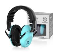 EAREST Orejeras de Protección Reducción de Ruido, Earmuffs Protectores Auditivos de Seguridad Anti-ruido, NRR 20DB Profesional Orejas Defensores con Bolsa para Adultos Niños Bebes - Azul