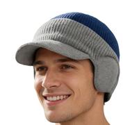 Earflap Cap, Thermal Knit Head Cover, Cold Weather Face Protection, Wind Barrier Design, Camping Backpacking Adventure Gear, Perfect for Snowboarding Cycling Accessory