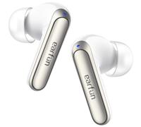 EarFun Air 2 NC - Auriculares inalámbricos híbridos adaptables con cancelación de ruido, 6 micrófonos AI ENC llamada, sonido de alta resolución, tiempo de reproducción de 40 horas, Bluetooth 5.3,