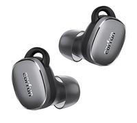 EarFun Free Pro 3 Auriculares Inalámbricos con Cancelación de Ruido, Sonido Hi-Res, Snapdragon Sound con Qualcomm aptX™ Adaptive, 6 Micrófonos ENC, Bluetooth 5.3, Conexión Multipunto, Negro