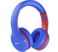 EarFun K2 Auriculares Niños Bluetooth, Cascos Inalámbricos, Azul Marino | Volumen Limitado 85/94 dB, Sonido Estéreo, 40H de Autonomía, Diadema Plegable para Escuela/Viaje/Movil/Tablet/PC