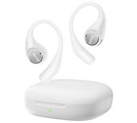 EarFun OpenJump Auriculares Deportivo Inalambricos Bluetooth Open Ear, Sonido Hi-Res, LDAC, 4 micrófonos ENC, 42H de reproducción, conexión multipunto, IPX7, Ajuste Firme para Entrenamiento, Blanco